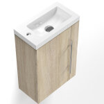 Biubiubath - meuble lave - mains moderne à suspendre avec lavabo, meuble de rangement avec une porte ... Biubiubath - meuble lave - mains moderne à suspendre avec lavabo, meuble de rangement avec une porte ...