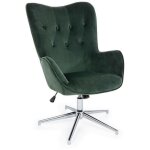 Bizzotto - fauteuil design en velours vert Bizzotto - fauteuil design en velours vert
