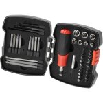 Black & decker ? coffret tournevis � cliquet manuel 43 pi�ces a7175 ? douilles 5 - 12mm ? embouts torx, ...