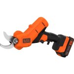 Black + decker outils de jardinage - s�cateur sans fil 18v, 1 batterie 2, 0 ah li - ion, chargeur bcpp18d1 ...