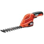 Black decker taille - haie sans fil orange 15 cm lame double