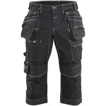 Blaklader - pantacourt de travail x1900 artisan stretch 2d 1991 - noir 2xl - fr(52) - se(c58) - standards ...