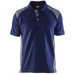 Blaklader - polo maille piqué homme marine epaules grises 4xl Blaklader - polo maille piqué homme marine epaules grises 4xl