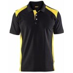Blaklader - polo de travail piqué bicolore - 3324 - noir / jaune - s Blaklader - polo de travail piqué bicolore - 3324 - noir / jaune - s