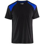 T - shirt de travail bicolore homme blaklader 3379 - noir / bleu clair - l