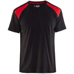 T - shirt de travail bicolore homme blaklader 3379 - noir / rouge - xl