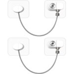 Blanc lot de 2 securite fenetre enfant, serrure frigo pour enfants avec cl�s, bloque port fenetre sans ...