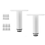 Blanc canap� 20 � 37 cm pied de lit, pieds de sommier, lot de 2 pied de lit liaison m�tal r�glables en ...