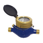 Blanc habitat - compteur 1�re prise jets multiples calibre 20 - �cartement 190 mm - m�le m�le 1' (26 ...