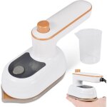 (blanc)mini fer a repasser couture, mini fer � repasser de voyage portable, 180 degr�s pliable mini fer ...