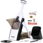 (blanc et noir)safety slicer xl ? mandoline coupe l�gumes multifonctions ? coupez tous vos aliments en ...