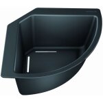 Blanco - accessoires - vide - sauce d'angle, noir 235866