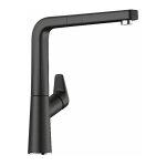 Blanco - avona s - mitigeur d'�vier avec bec extractible, noir 526170