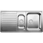 Blanco classic pro - vier, 100x51 mm, avec commande excentrique et accessoires, infino, inox 523665