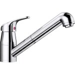 Blanco - daras s - f - mitigeur d'�vier avec douchette extractible, � basculer sous la fen�tre, chrome ...