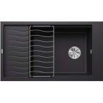 Blanco elon xl 8 - �vier en silgranit, 86x50 cm, avec accessoires, noir 525886