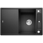 Blanco - evier axia iii 45s silgranit - black - accessoire : planche en verre