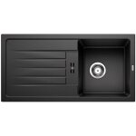 Blanco - favum 45 - �vier en silgranit, 86x44 cm, noir 526081