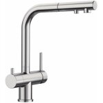Blanco fontas s ii - robinetterie d?vier avec embout extractible et fonction filtrante, inox 525199