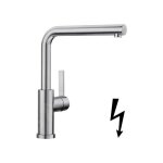 Blanco - lanora f - mitigeur d'vier, sous fentre, inox bross 526181