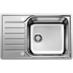 Blanco - lantos xl 6 - vier, 78x50 cm, avec commande du vidage, inox bross 523140