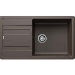 Blanco - legra xl 6 - �vier en silgranit, 86x50 cm, caf� 523331