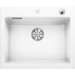 Blanco palona 6 - vier en cramique, 62x51 cm, avec commande de vidage, blanc brillant 524731