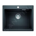 Blanco - pleon 6 - �vier en silgranit, 62x51 cm, noir 525953