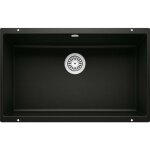 Blanco - rotan 700 - �vier en silgranit, 73x46 cm, noir 526099