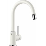 Blanco - mida s - robinetterie d'vier avec douchette extractible, blanc / chrome 521457