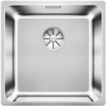 Blanco - solis 400 - �vier, 44x44 cm, inox bross� 526118