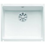 �vier en c�ramique subline 500 - u - sous - meuble de 60 cm - 543 x 456 x 185 mm - blanc cristal - vidage ...