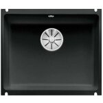Blanco subline 500 - Évier en céramique, 54x46 cm, noir 523740 Blanco subline 500 - Évier en céramique, 54x46 cm, noir 523740