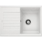 Blanco - zia 45 - vier en silgranit, 68x50 cm, compact, blanc 524725