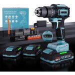 Perceuse visseuse devisseuse sans fil 21v, devisseuse sans fil avec 2 batteries 2. 0ah et chargeur, 3 ... Perceuse visseuse devisseuse sans fil 21v, devisseuse sans fil avec 2 batteries 2. 0ah et chargeur, 3 ...