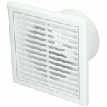 Grille de ventilation diamtre 125 mm avec raccord rond