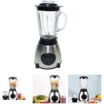Snq - blender batteur sur socle multifonctionnel, mixeur avec tasse de 1, 5 l, 6 couteaux en acier inoxydable, ...