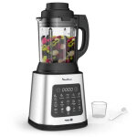 Blender chauff. 2 l - 1 400 w - 10 prog. - verre - lames powelix - auto - nettoyage - appli moulinex ...