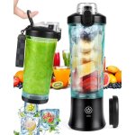 Blender portable, 600ml blender smoothie 4000mah fresh juice blender donne 20 tasses de jus pour voyage ...