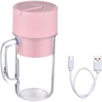 Blender portable - mini mixeur sous vide pour les shake et les smoothie - forte puissance de coupe avec ...