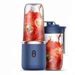 Blender portable, tgkyk 400ml smoothie mixer avec tasses, brosses et 6 lames, mixeur portable, mini blender ...