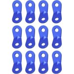(bleu (2 trous) - 12 pi�ces) tendeur de corde de camping en alliage d'aluminium, tendeur de corde, tendeur ...