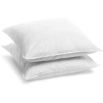 Bleu calin - lot de 2 oreillers mémoire de forme mixte - confort réglable - 60x60cm Bleu calin - lot de 2 oreillers mémoire de forme mixte - confort réglable - 60x60cm