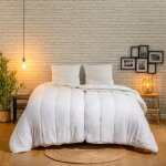 Bleu calin - couette adaptable pour 2 - chaleur sur mesure - 220x240cm Bleu calin - couette adaptable pour 2 - chaleur sur mesure - 220x240cm