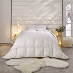 Bleu calin - couette chaude duvet de canard 230g / m2 - 140x200cm