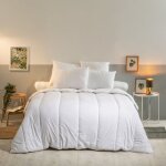 Bleu calin - couette coton bio - chaude 400g / m2 - coton issu de l'agriculture biologique - 240x260cm ...