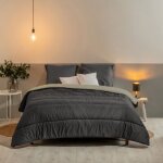 Bleu calin - couette imprimée chaleureuse - chaude 400g / m2 - 220x240cm Bleu calin - couette imprimée chaleureuse - chaude 400g / m2 - 220x240cm