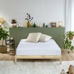 Bleu calin - housse de matelas intgrale anti - punaises de lit 180x200cm