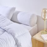 Bleu calin - traversin coton bio - 140cm