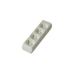 Bloc 4 prises xxcell sans interrupteur - 1m